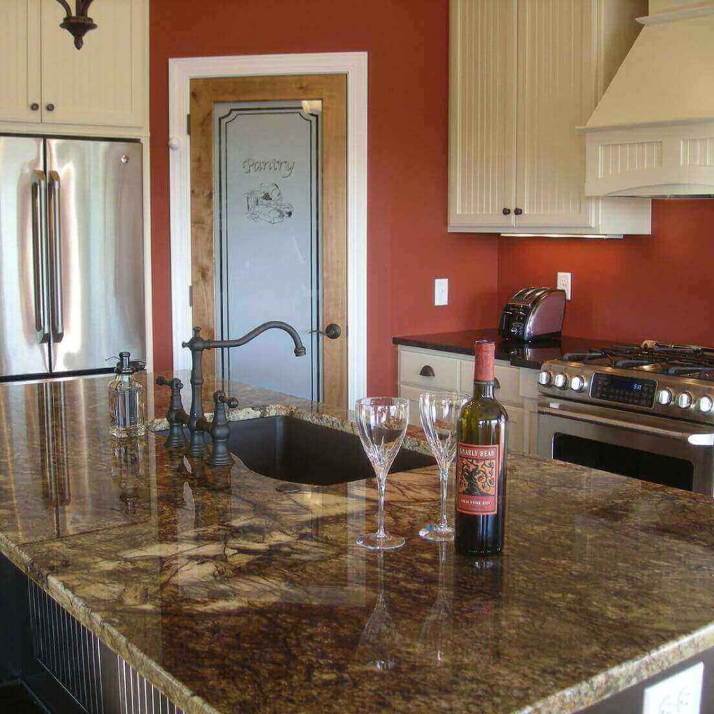 Multi-Color Granite Kitchen Countertop